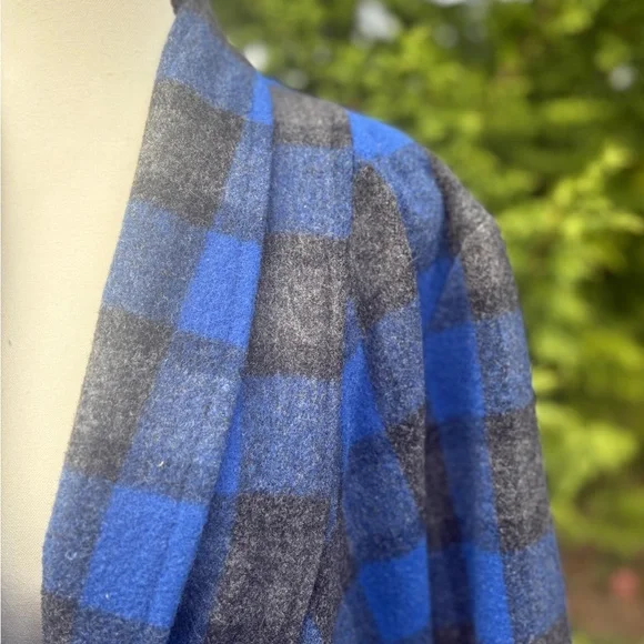 Vintage Hop Wo Wool Plaid Jacket – Size 9 (M) - Picture 2 of 10